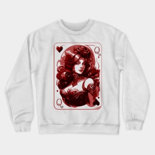 Queen of Hearts Crewneck Sweatshirt